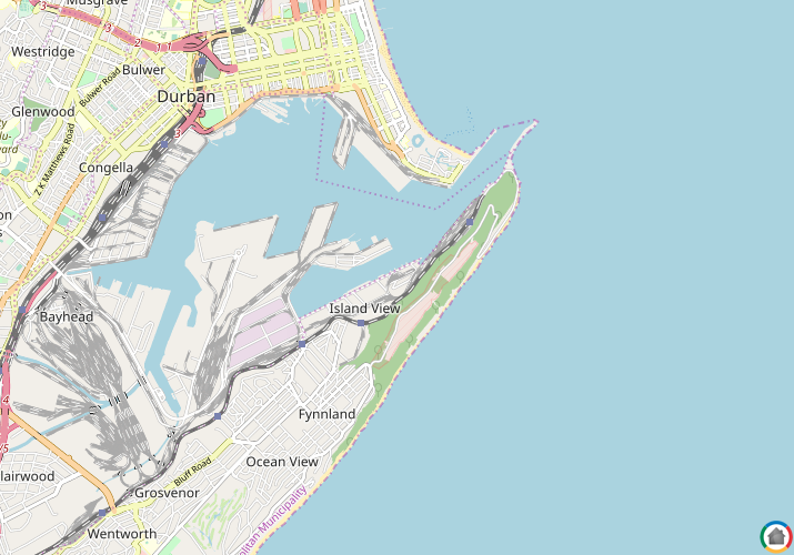 Map location of Island View